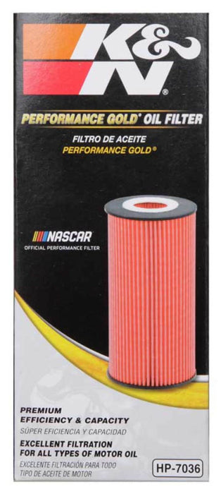 K&N Performance Oil Filter for 09-16 Porsche HP-7036