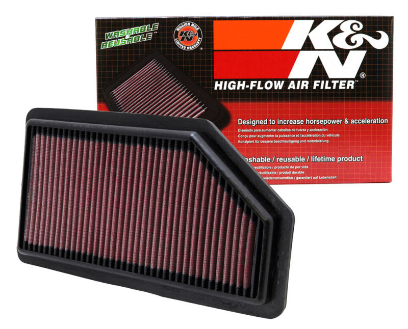 K&N Replacement Air Filter for 11 -12 Honda Odyssey 3.5L V6 33-2461