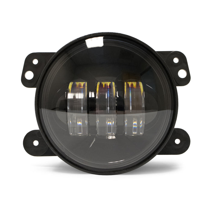 DV8 Offroad 07-18 compatible with Jeep Wrangler JK 4in 30W LED Replacement Fog Lights R4FL16W3W