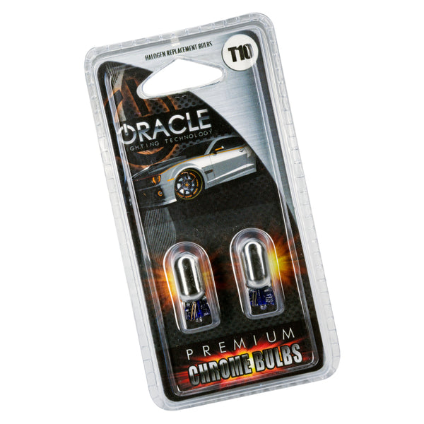 Oracle T10 Chrome Bulbs (Pair) Amber SEE WARRANTY 5502-005