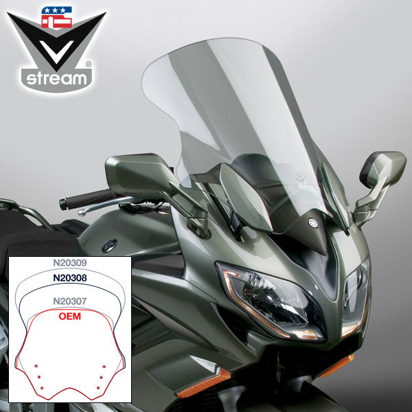 National Cycle New Fairing Mount V-Stream Windscreen, 562-5024S