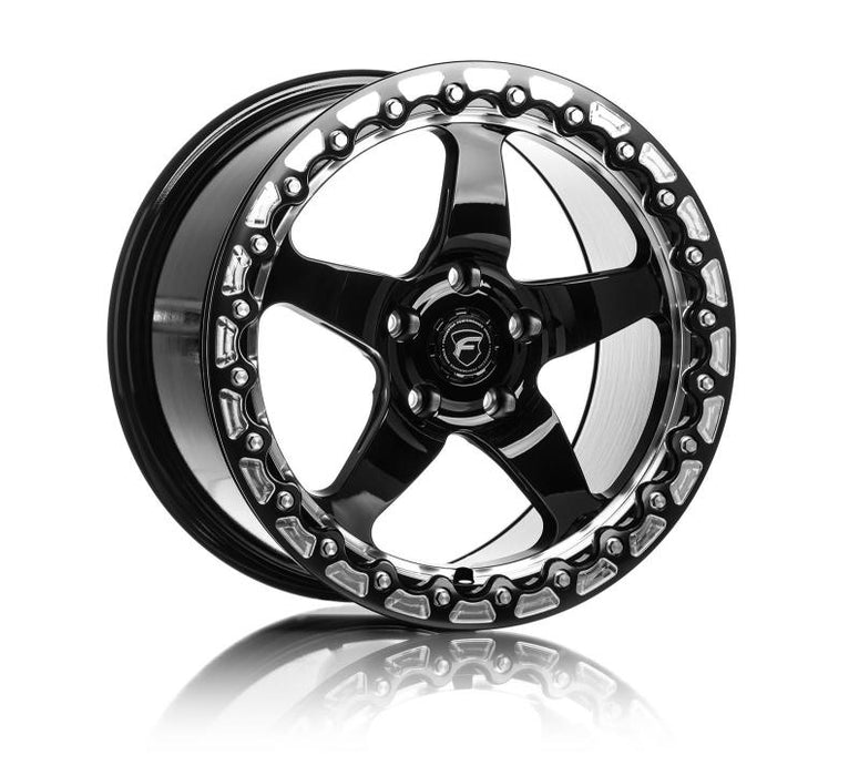 Forgestar D5 Beadlock 17x10 / 5x114.3 BP / ET50 / 7.5in BS Gloss Black Wheel F00170067P50