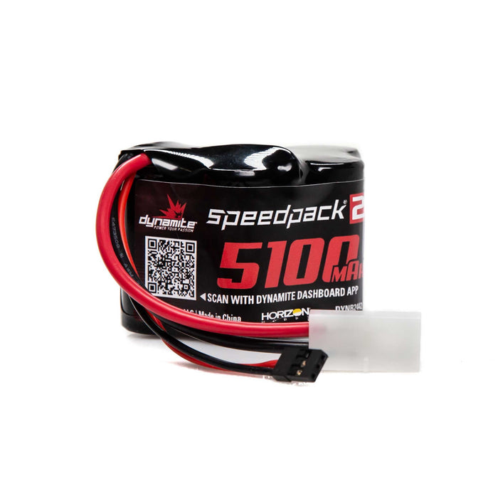 Dynamite SPEEDPACK2 6V 5100MAH 5C NiMH HUMP RX PKBAJA5B DYNB2442 Car Batteries & Accessories