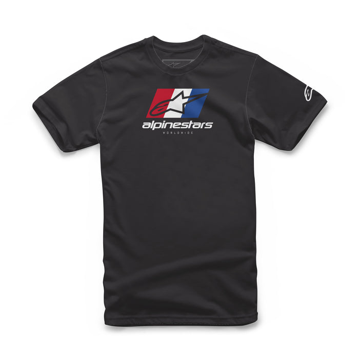 Alpinestars World Tour Tee Black Md 1211-72010-10-M