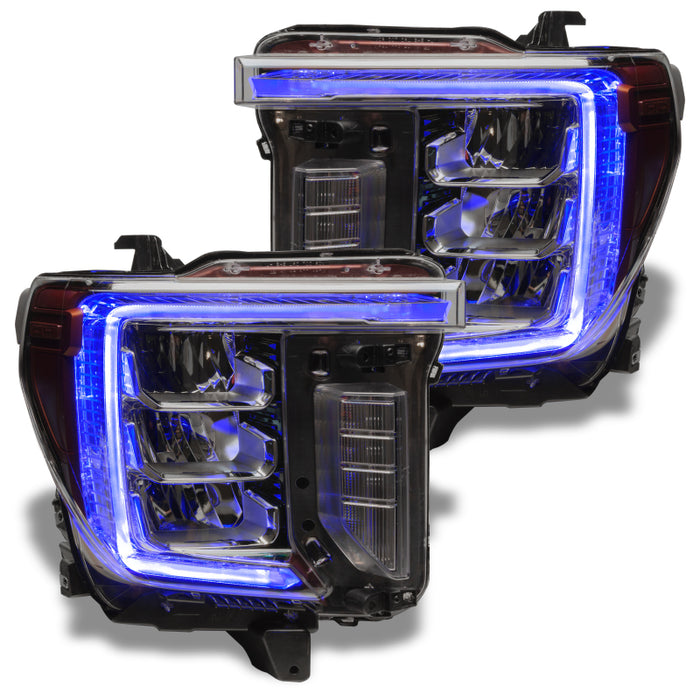 Oracle 20-21 GMC Sierra 2500/3500 HD RGB+W Headlight DRL Upgrade Kit ColorSHIFT 2 SEE WARRANTY 1451-333