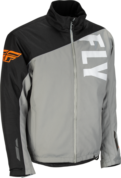 Fly Racing 2023 Aurora Jacket (Grey/Black/Orange, XX-Large)