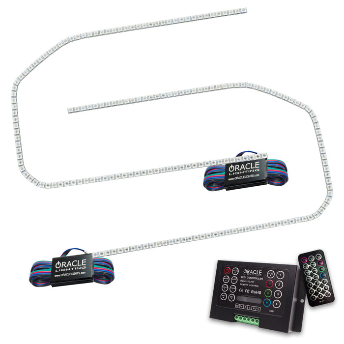 Oracle 16-18 GMC Sierra Headlight DRL Upgrade Kit ColorSHIFT w/ 2.0 Controller SEE WARRANTY 1320-333