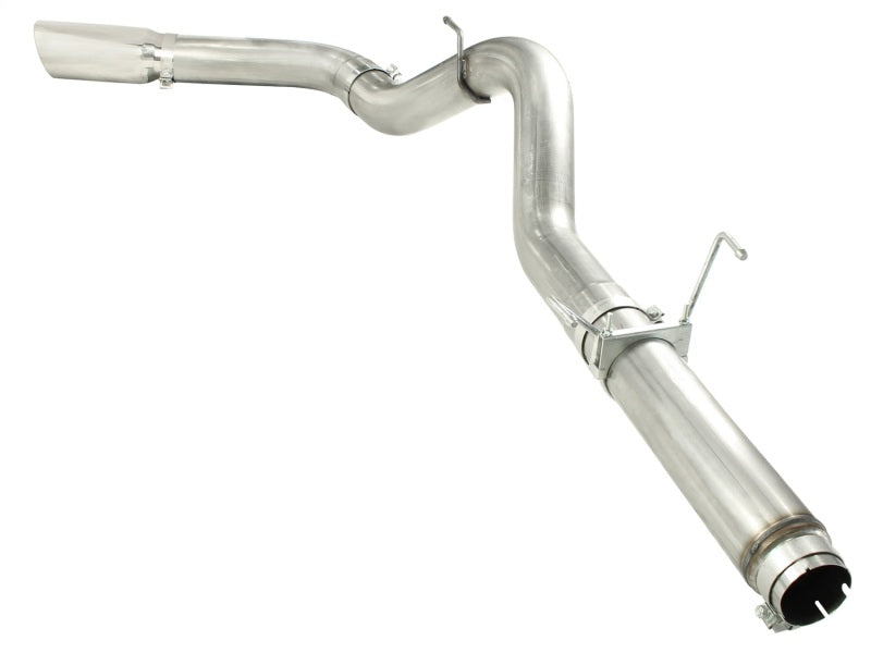 aFe MACHForce XP 5in DPF-Back 409SS Exhaust Compatible with Dodge Diesel Trucks 07.5-12 L6-6.7L (td) Polished Tip 49-42016-P