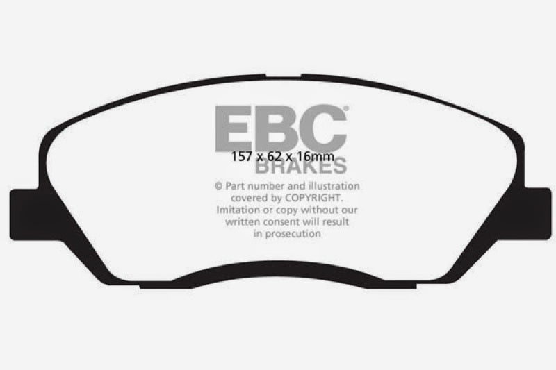 EBC 06-09 Hyundai Entourage 3.8 Ultimax2 Front Brake Pads UD1202