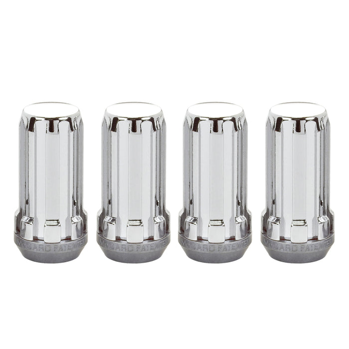 McGard SplineDrive Lug Nut (Cone Seat) M14X1.5 / 1.935in. Length (4-Pack) Chrome (Req. Tool) 65310