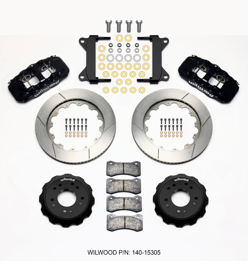 Wilwood AERO6 Front Hat Kit 14.00 63-87 C10 w/ Wilwood Pro Spindles 140-15305