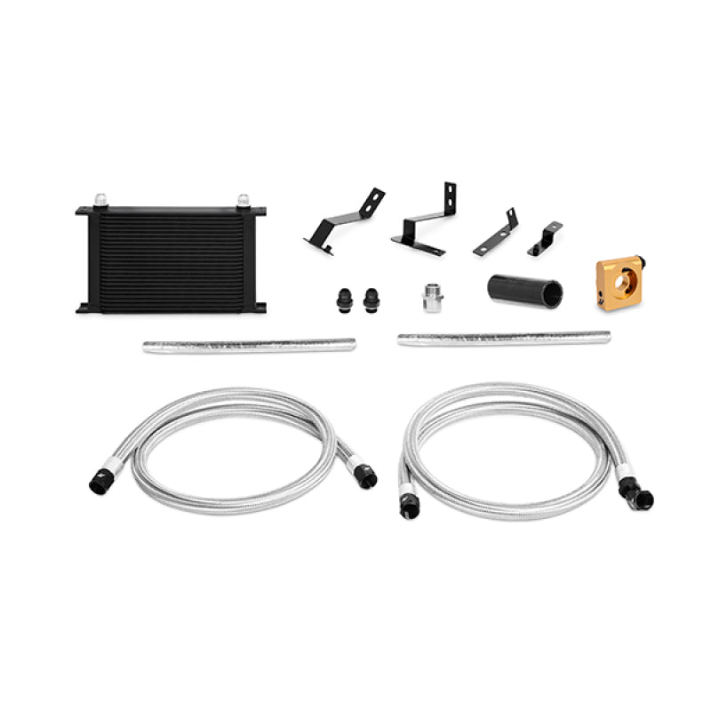 Mishimoto 2016+ Chevrolet Camaro 2.0t Thermostatic Oil Cooler Kit Black MMOC-CAM4-16TBK