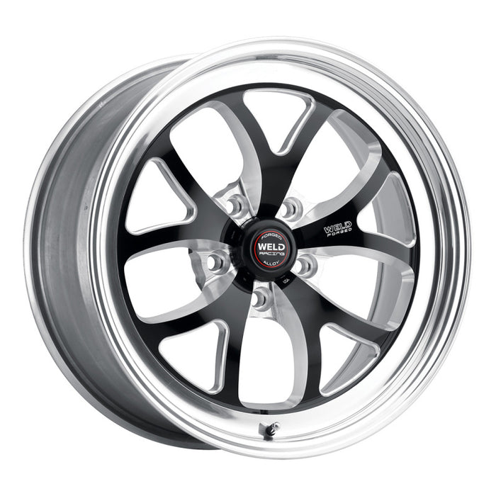 Weld S76 15x9.33 / 5x4.75 BP / 5.5in. BS Black Wheel (Low Pad) Non-Beadlock 76LB-509B55A