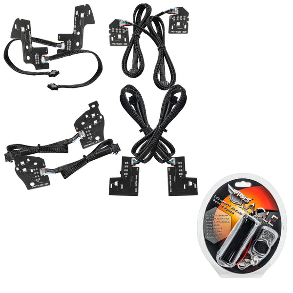 Oracle 19-21 Compatible with Dodge RAM 1500 RGB+W Headlight DRL Kit Reflector LED Headlights SEE WARRANTY 1281-330