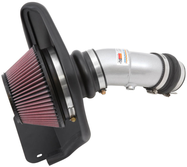 K&N 14-16 Kia Soul L4 2.0L Typhoon Cold Air Intake Aluminum Silver 69-5313TS