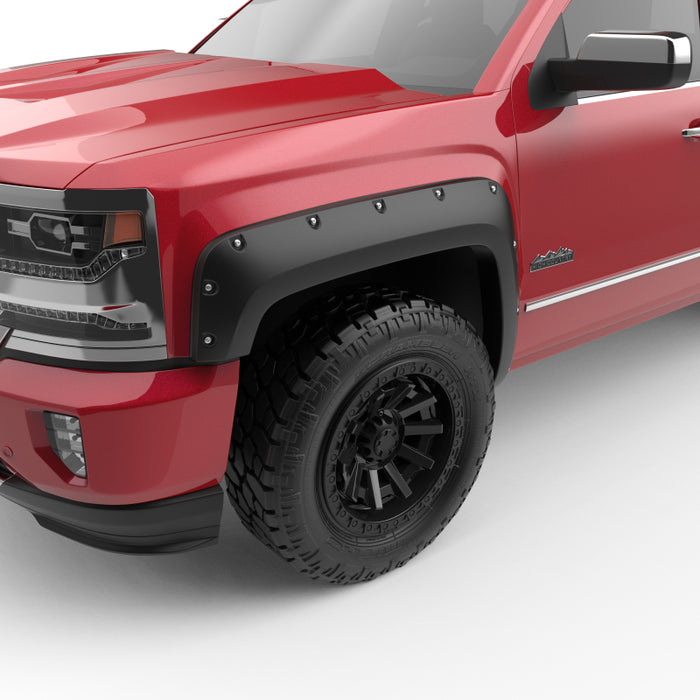 EGR 14+ Chev Silverado 5ft Bed Bolt-On Look Fender Flares Set 791674