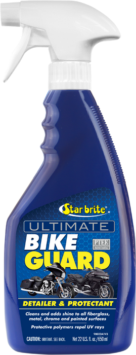 STAR BRITE Ultimate Bike Guard - Motorcycle Detailer & Protectant Spray - Remove Road Grime, Add Shine & Protect in 5 Minutes (098022)