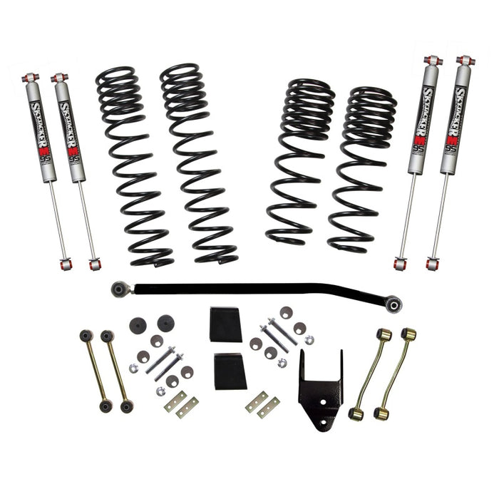 Skyjacker 2020 compatible with Jeep JL 4WD Rub Diesel 3.5-4in Dual Rate Long Trvl Sus Lift Kit w/M95 Mono Shocks JL40RBPMLTD