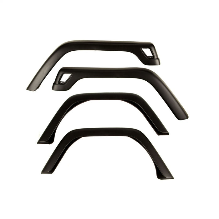 Omix 4-Piece Fender Flare Kit- 97-06 compatible with Jeep Wrangler 11603.02