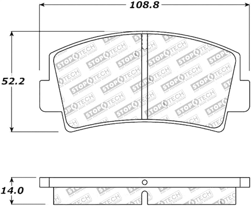 StopTech Street Touring Brake Pads 308.0076