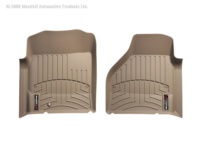 WeatherTech 02-06 Compatible with Dodge Ram 1500 Pickup QuadCab Front FloorLiner Tan 450121