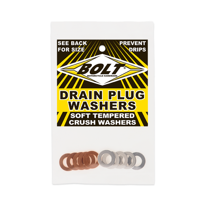 BOLT Drain Plug Sealing Washer (10 Pack / M10x18mm)