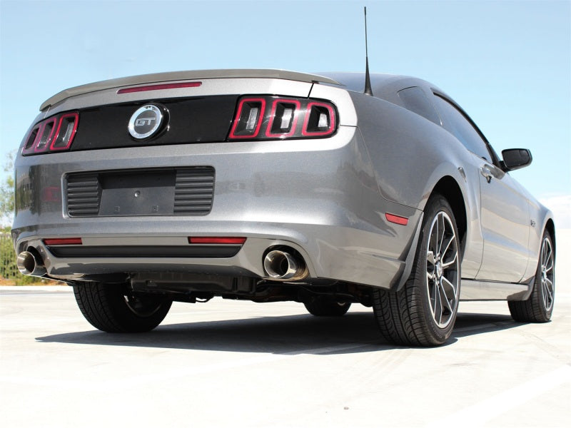 aFe MACHForce XP Exhaust 11-14 Ford Mustang GT V8-5.0L 3in. Stainless Steel Axle-Back w/Black Tips 49-43052-B