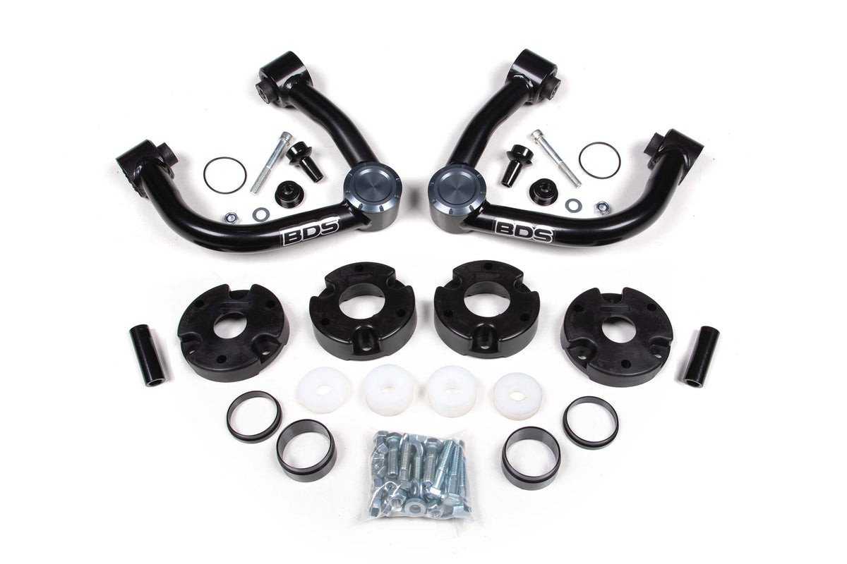 BDS 3 Inch Lift Kit, Fits Ford Bronco 21-25 2 Door With Sasquatch Package 023301