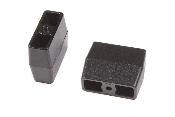 BDS Rear Lift Blocks 5/8 In Pin Cast Iron 5 Inch Lift Universal Fitment 069507