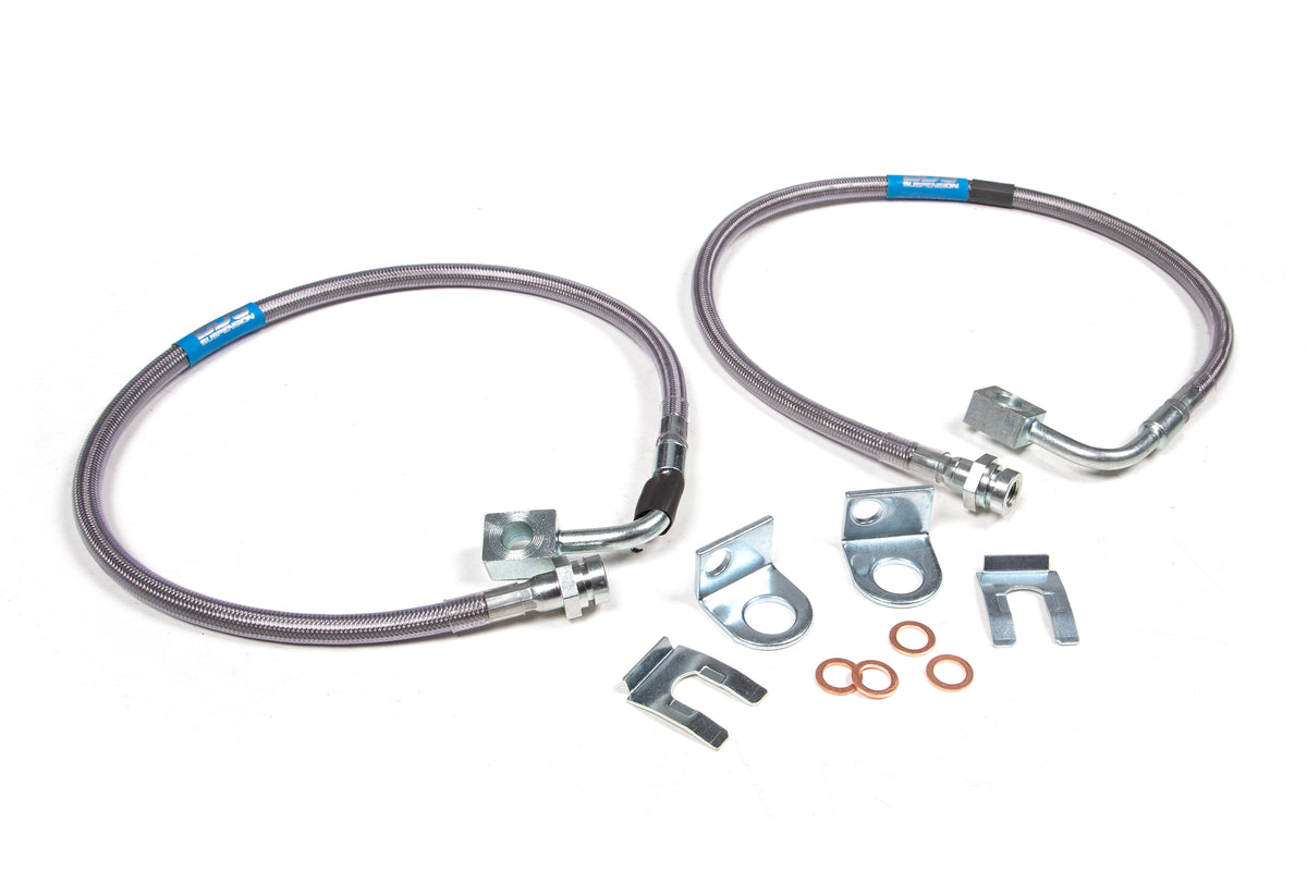 BDS Rear Brake Line Set Stainless Steel 104006