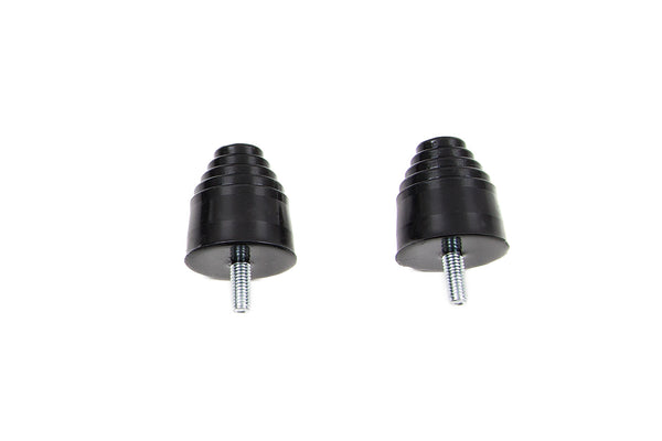 BDS Pyramid Bump Stops Pair Black 170001