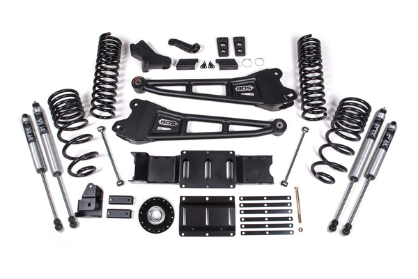 BDS 2025 Fits RAM 2500 4WD Diesel 6" Radius Arm Suspension Lift Kit, 4.5" Rear Lift, Coil Spring FOX 2.5 Ifp Ps Shocks 2135PS