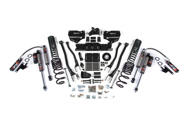 BDS 2025 Fits RAM 2500 4WD Diesel 4" 4-Link Suspension Lift Kit W/ Indexing Ring, 2.5" Rear Lift, Coil Spring FOX 2.5 Pes C/o, FOX 2.5 Ifp Ps Shocks 2138PPS