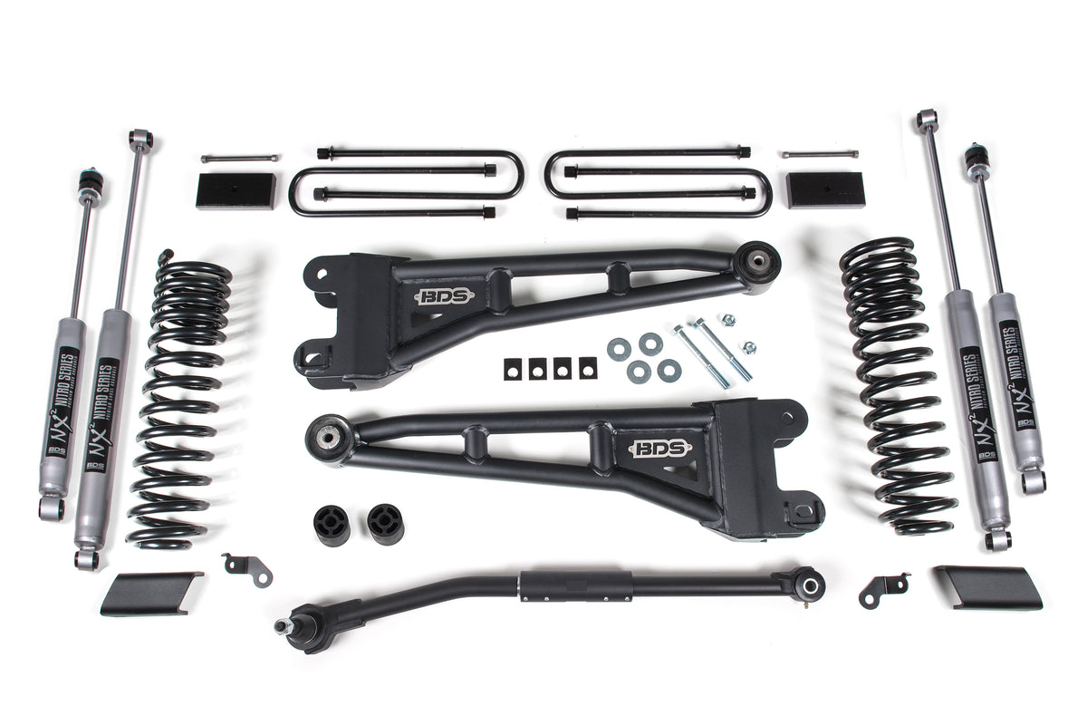 BDS 3 Inch Lift Kit W/ Radius Arm, Fits Ford F250/F350 Super Duty 23-25 4WD 2200H