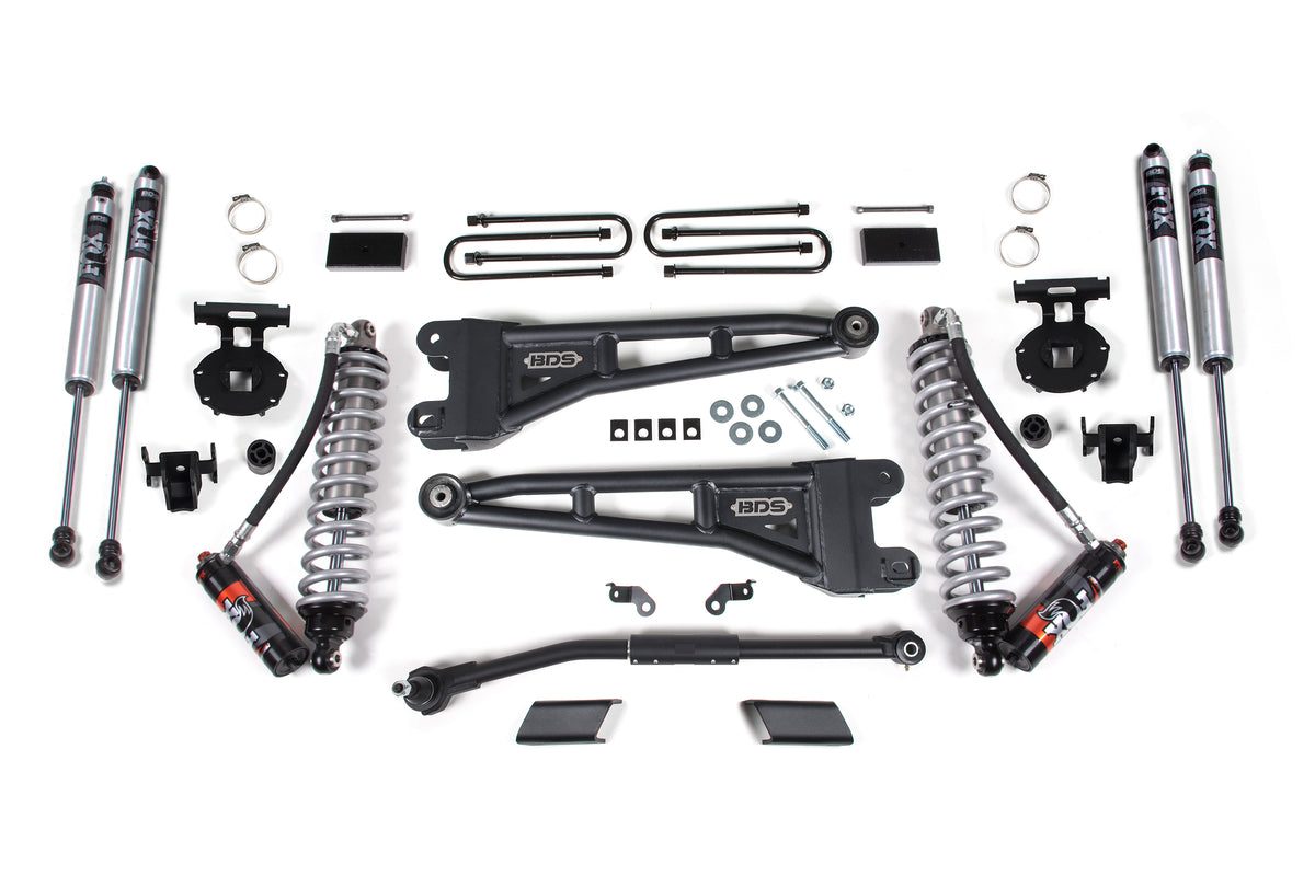 BDS 3 Inch Lift Kit W/ Radius Arm 2.5 Coil-over Conversion Performance Elite, Fits Ford F250/F350 Super Duty 23-25 4WD 2202FPE