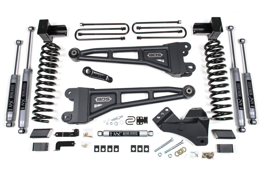 BDS 5 Inch Lift Kit w/ Radius Arm Fits Ford F250/F350 Super Duty (23-25) 4WD Gas