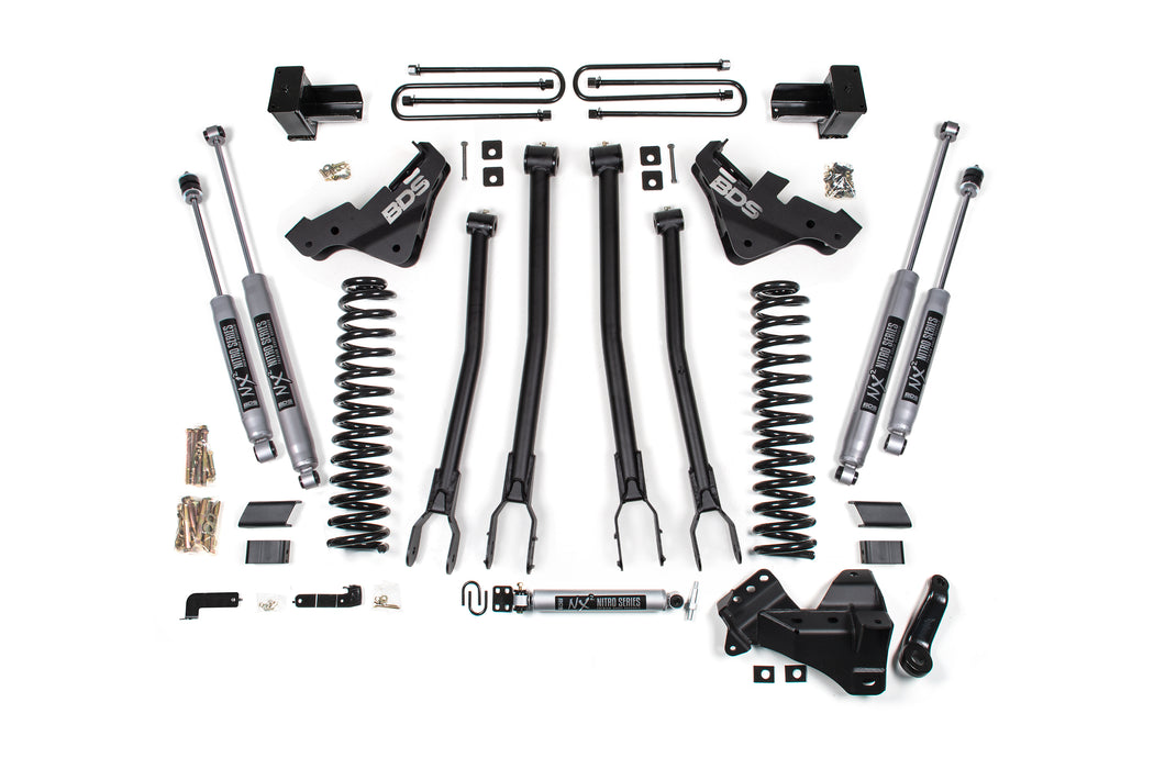 BDS 5 Inch Lift Kit w/ 4-Link Ford F250/F350 Super Duty (23-26) 4WD Gas