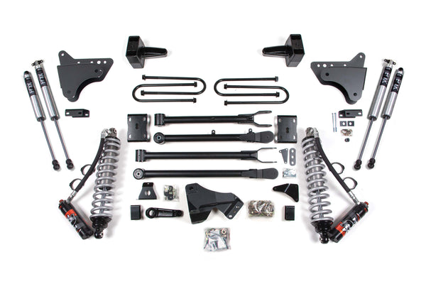 BDS 4 Inch Lift Kit W/ 4-Link 2.5 Performance Elite Coil-over Conversion, Fits Ford F250/F350 Super Duty 11-16 4WD Diesel 590FPE