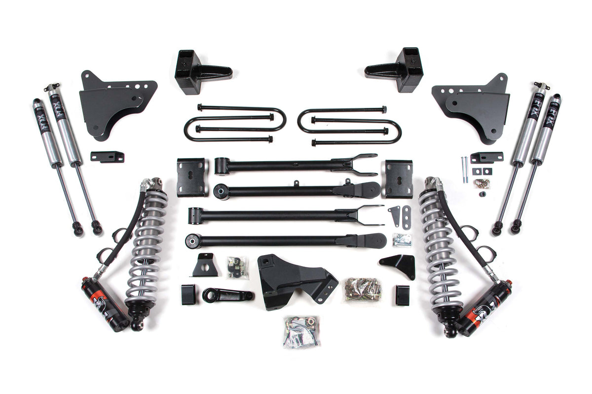 BDS 4 Inch Lift Kit W/ 4-Link 2.5 Performance Elite Coil-over Conversion, Fits Ford F250/F350 Super Duty 11-16 4WD Diesel 590FPE