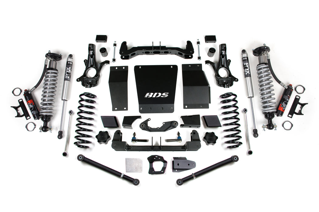 2015-2019 GM SUV 4WD 6" Suspension Lift Kit, Cast Steel, 5" Rear, Coil Spring - 2.5 PES C/O Front - 2.0 IFP PS Rear