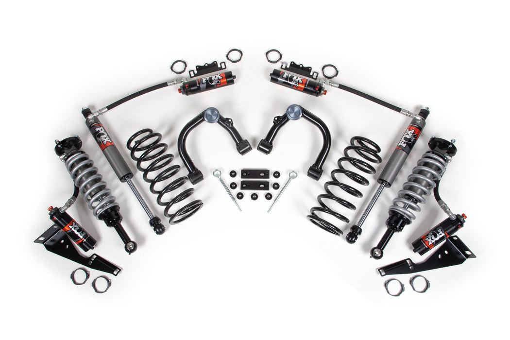 2010-2023 Toyota 4 Runner 4wd 3" Suspension Lift Kit, 1.5" Rear, Spring - FOX 2.5 PES C/O Front, FOX 2.5 PES Rear