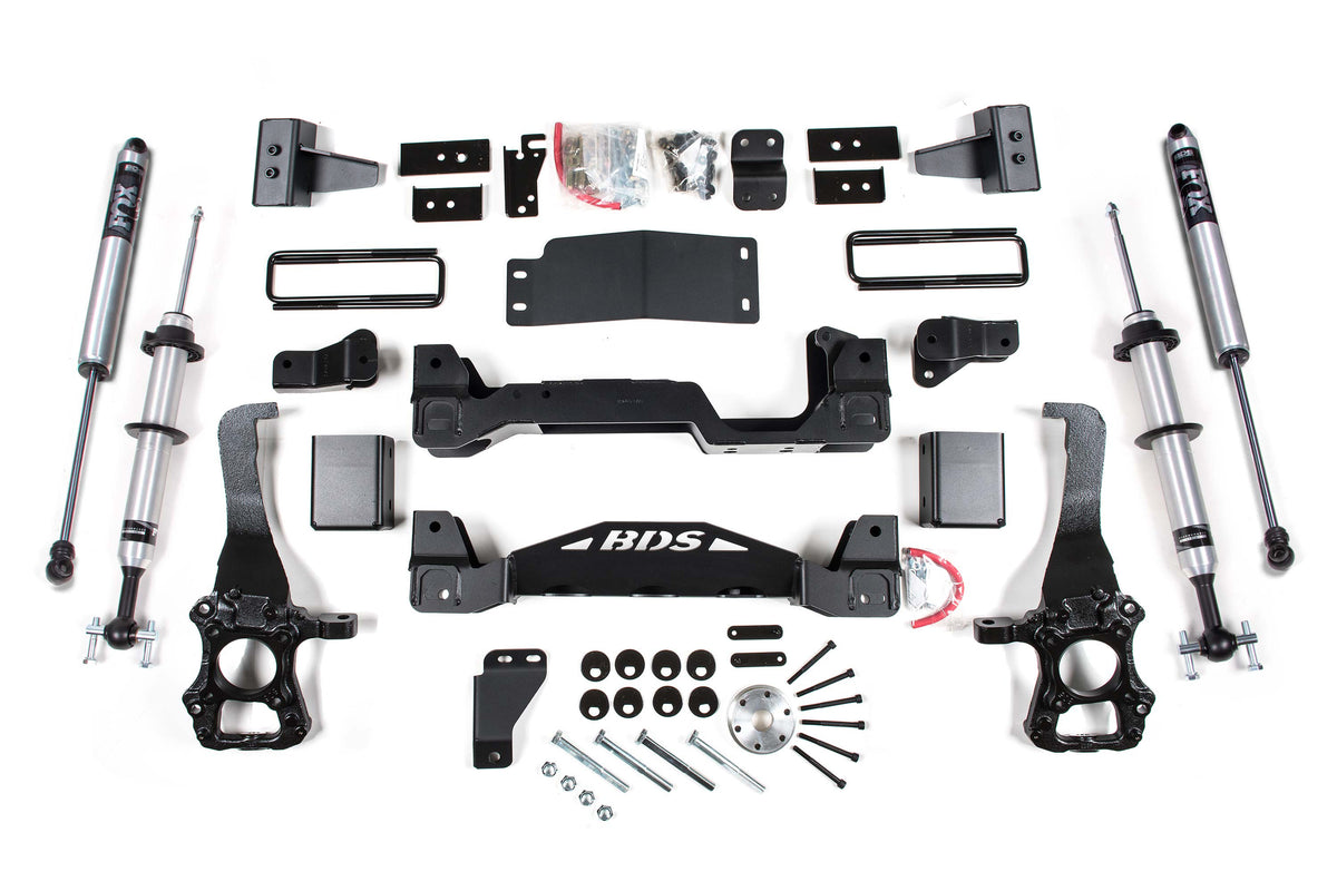 BDS 4 Inch Lift Kit 2.0 Ifp Strut, Fits Ford F150 15-20 4WD 1533FSR