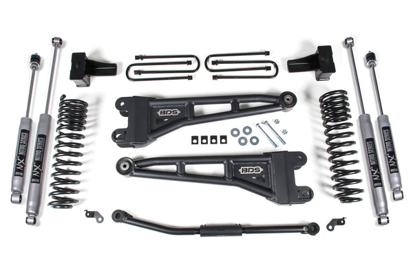 BDS 2.5 Inch Lift Kit W/ Radius Arm, Fits Ford F250/F350 Super Duty 11-16 4WD Diesel 1926FS