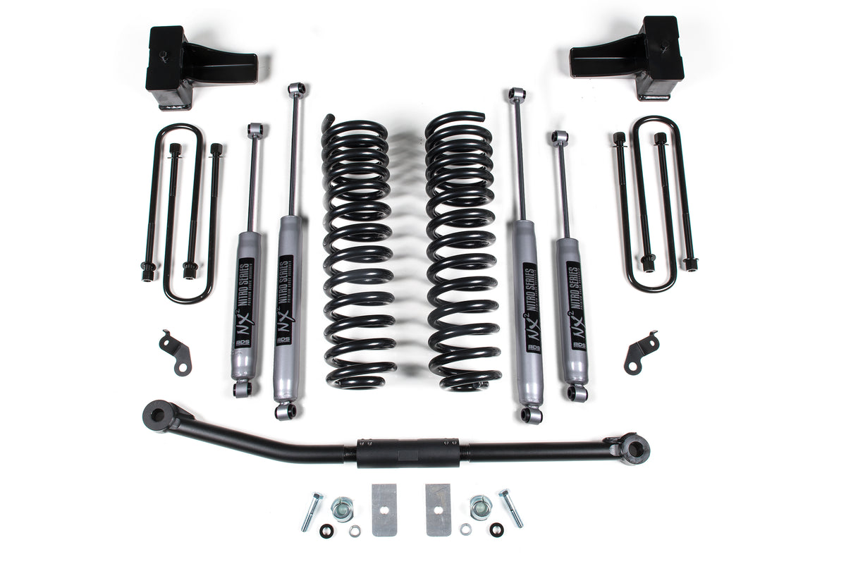 BDS 2.5 Inch Lift Kit, Fits Ford F250/F350 Super Duty 11-16 4WD Diesel 1510H