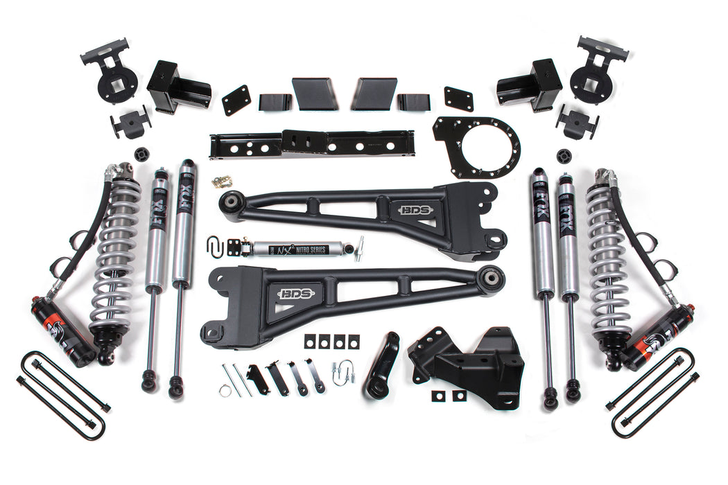 BDS 6 Inch Lift Kit w/ Radius Arm 2.5 Performance Elite Coil-Over Conversion Fits Ford F350 Super Duty DRW (20-22) 4WD Diesel