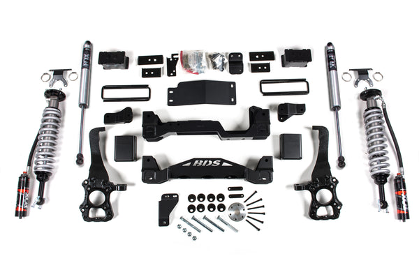 BDS 6 Inch Lift Kit 2.5 Performance Elite Coil-over, Fits Ford F150 15-20 4WD 1532FPE