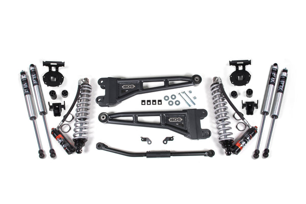 BDS 2.5 Inch Lift Kit W/ Radius Arm 2.5 Performance Elite Coil-over Conversion, Fits Ford F250/F350 Super Duty 11-16 4WD Diesel 1509FPE