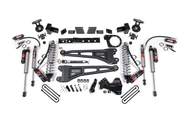 BDS 6 Inch Lift Kit W/ Radius Arm -fox 2.5 Performance Elite Coil-over Conversion Ford F250/F350 Super Duty 17-19 4WD Diesel 1984FPE