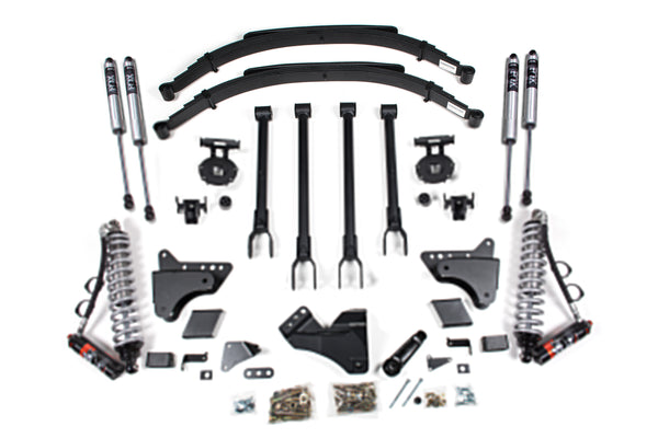 BDS 6 Inch Lift Kit W/ 4-Link 2.5 Performance Elite Coil-over Conversion, Fits Ford F250/F350 Super Duty 11-16 4WD Diesel 596FPE