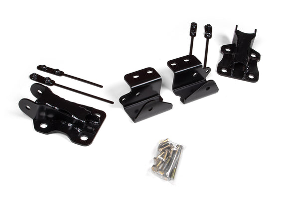BDS Recoil Traction Bar Mounting Kit, Fits Chevy Silverado And GMC Sierra 2500HD / 3500HD 20-25 SRW 121416
